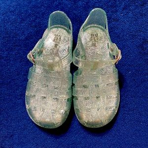 Glitter Jelly Sandals